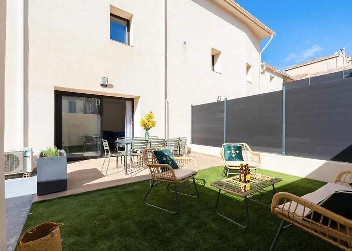 La Maison Du Parc I Standing 3 Chambres 8 Pers Parking Clim Wifi Velodrome