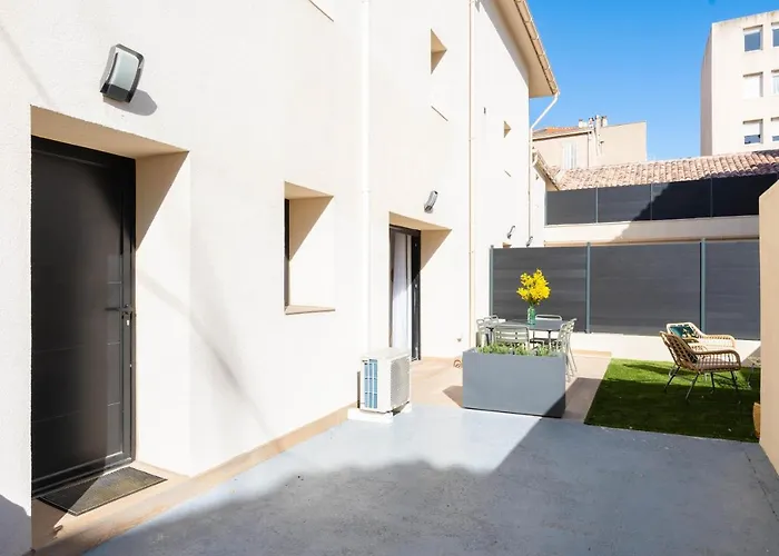 La Maison Du Parc I Standing 3 Chambres 8 Pers Parking Clim Wifi Velodrome