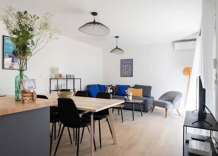 La Maison Du Parc I Standing 3 Chambres 8 Pers Parking Clim Wifi Velodrome